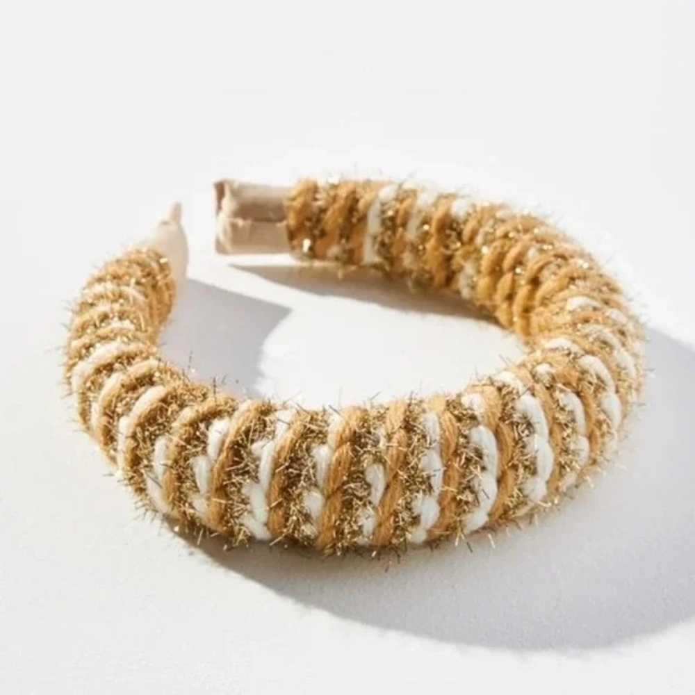 NWT Anthropologie Twist Rope Braided Headband